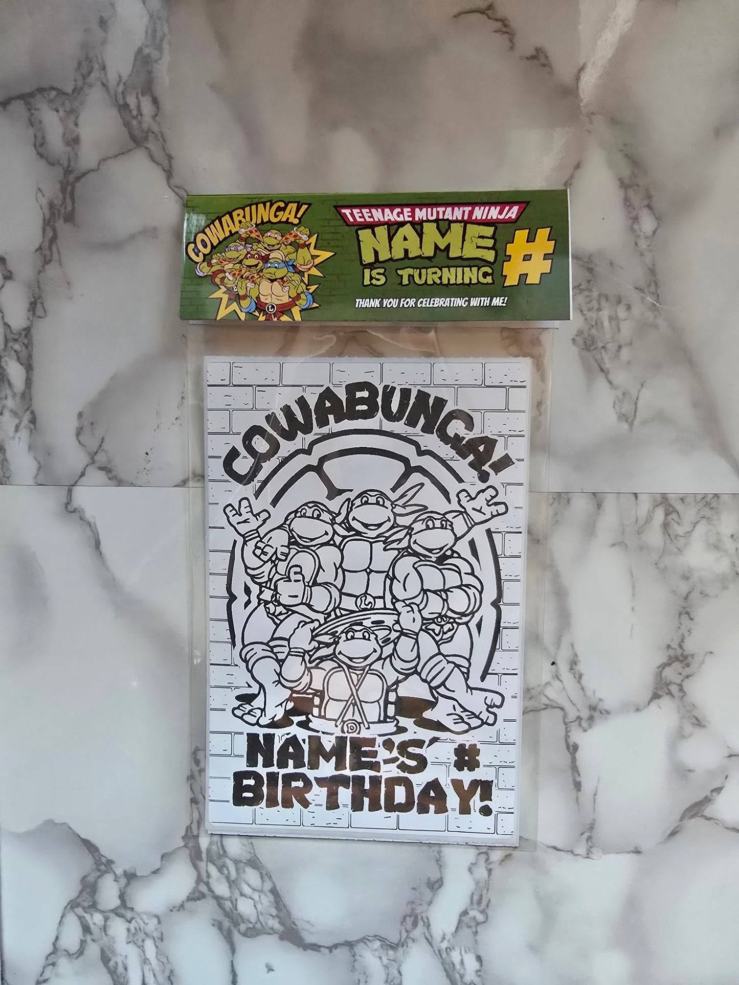 TMNT Coloring Activity Sheets