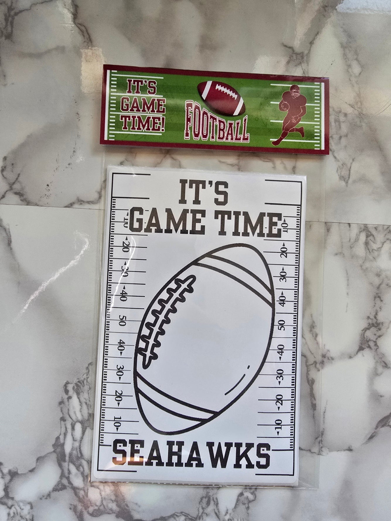 Football Coloring Activity Sheet