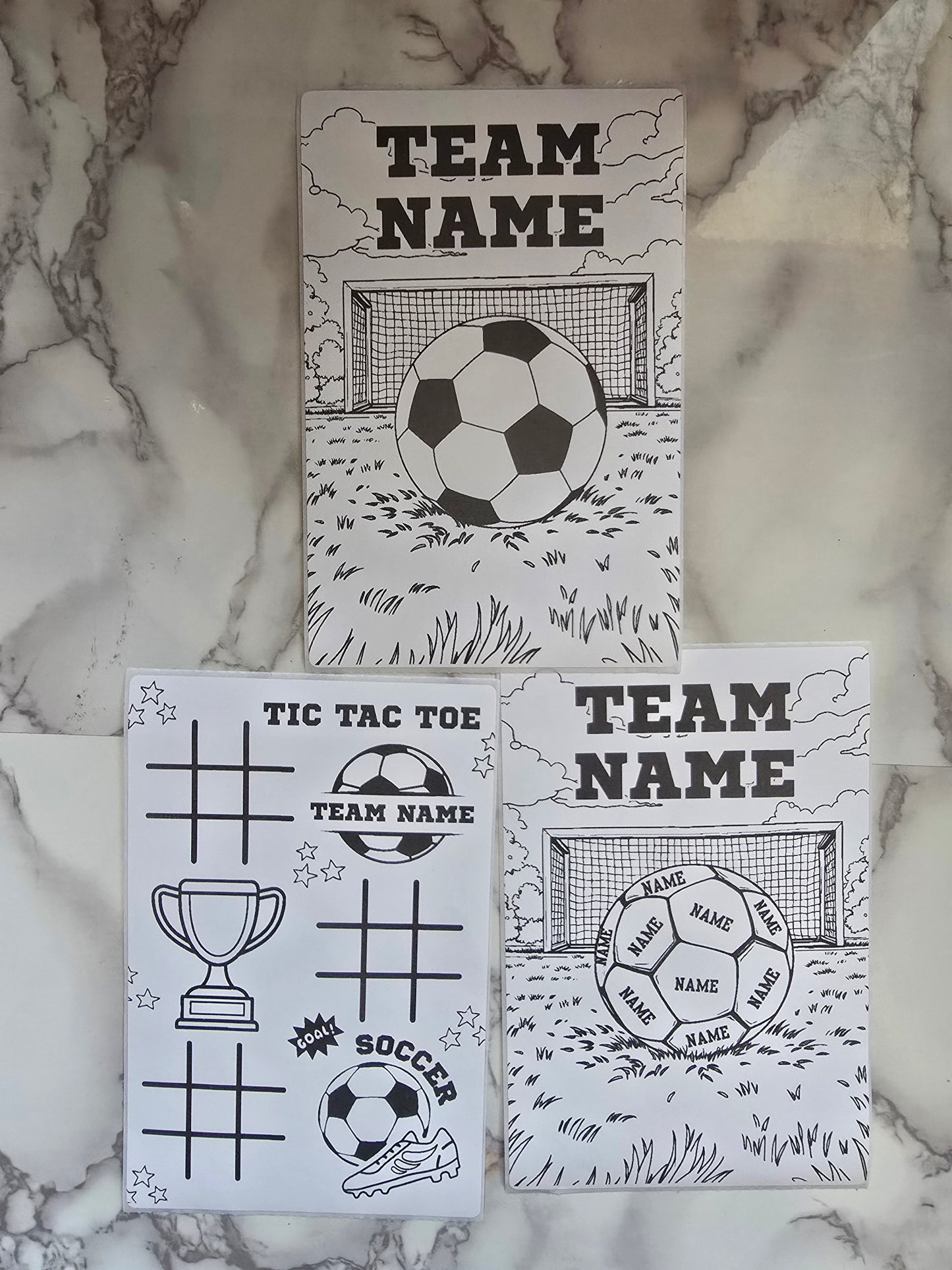Soccer Activity Coloring Sheets