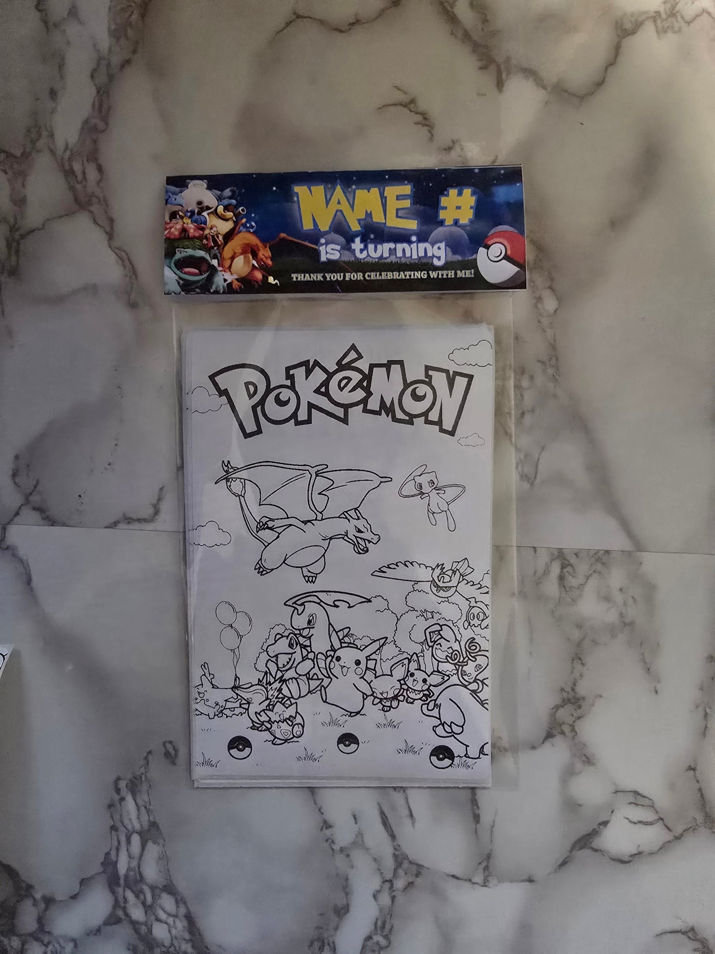 Pokemon Coloring Activity Sheets