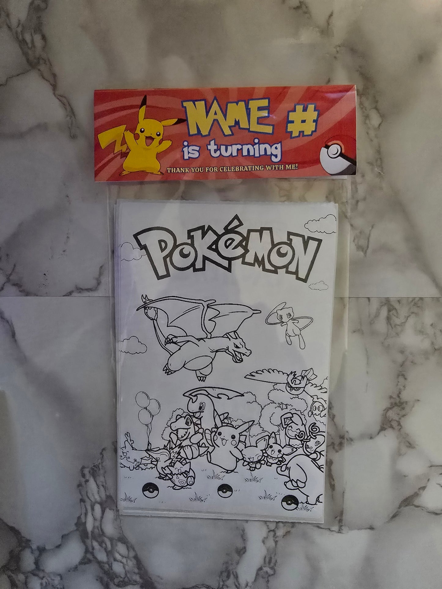 Pokemon Coloring Activity Sheets