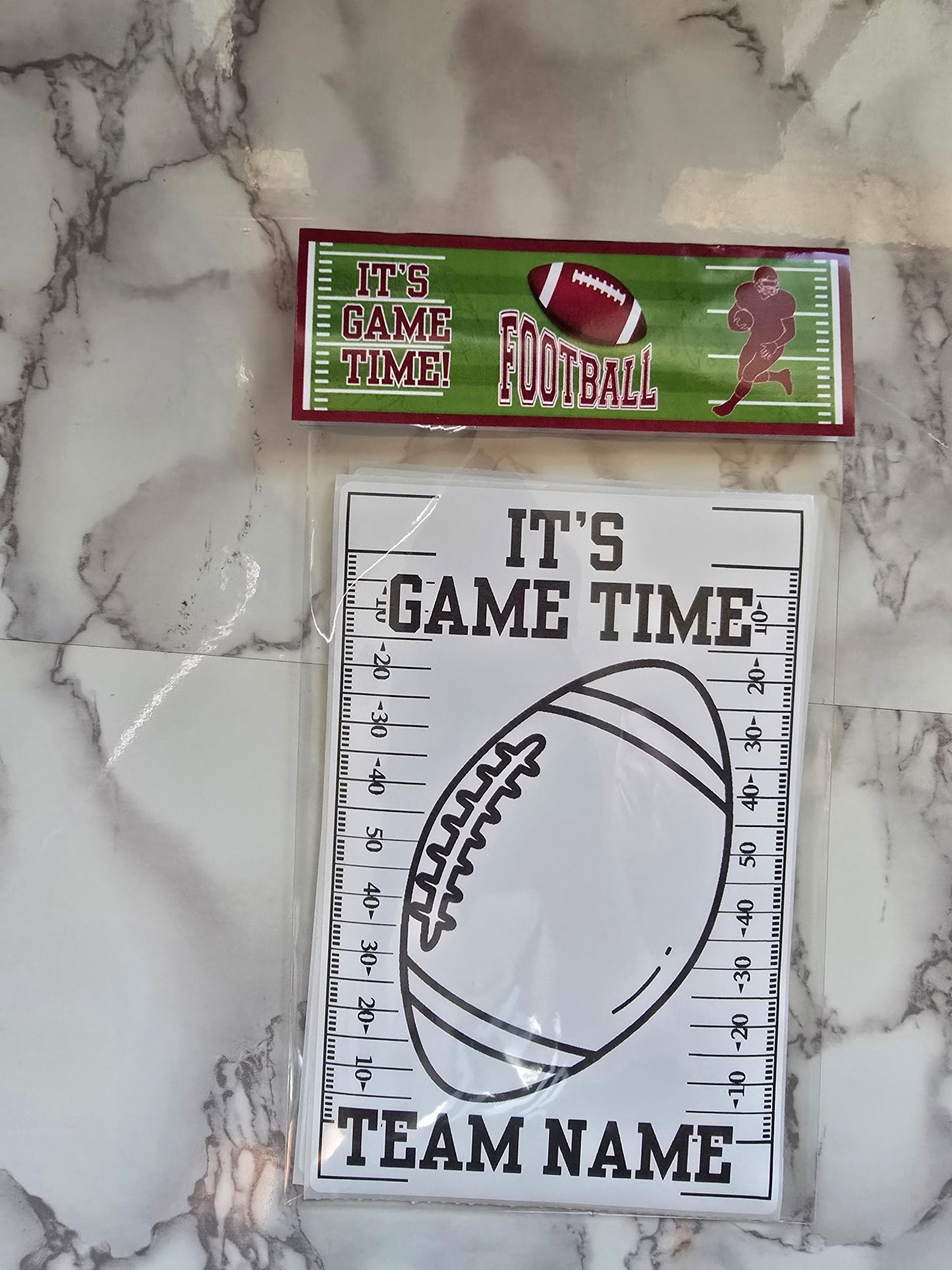 Football Coloring Activity Sheet