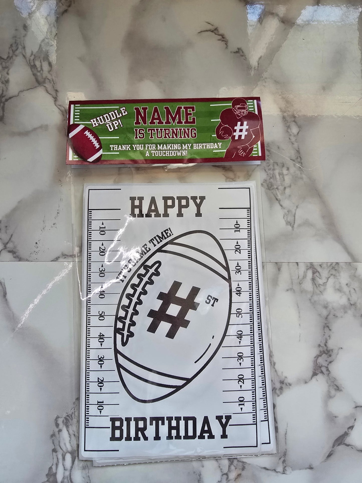 Football Coloring Activity Sheet