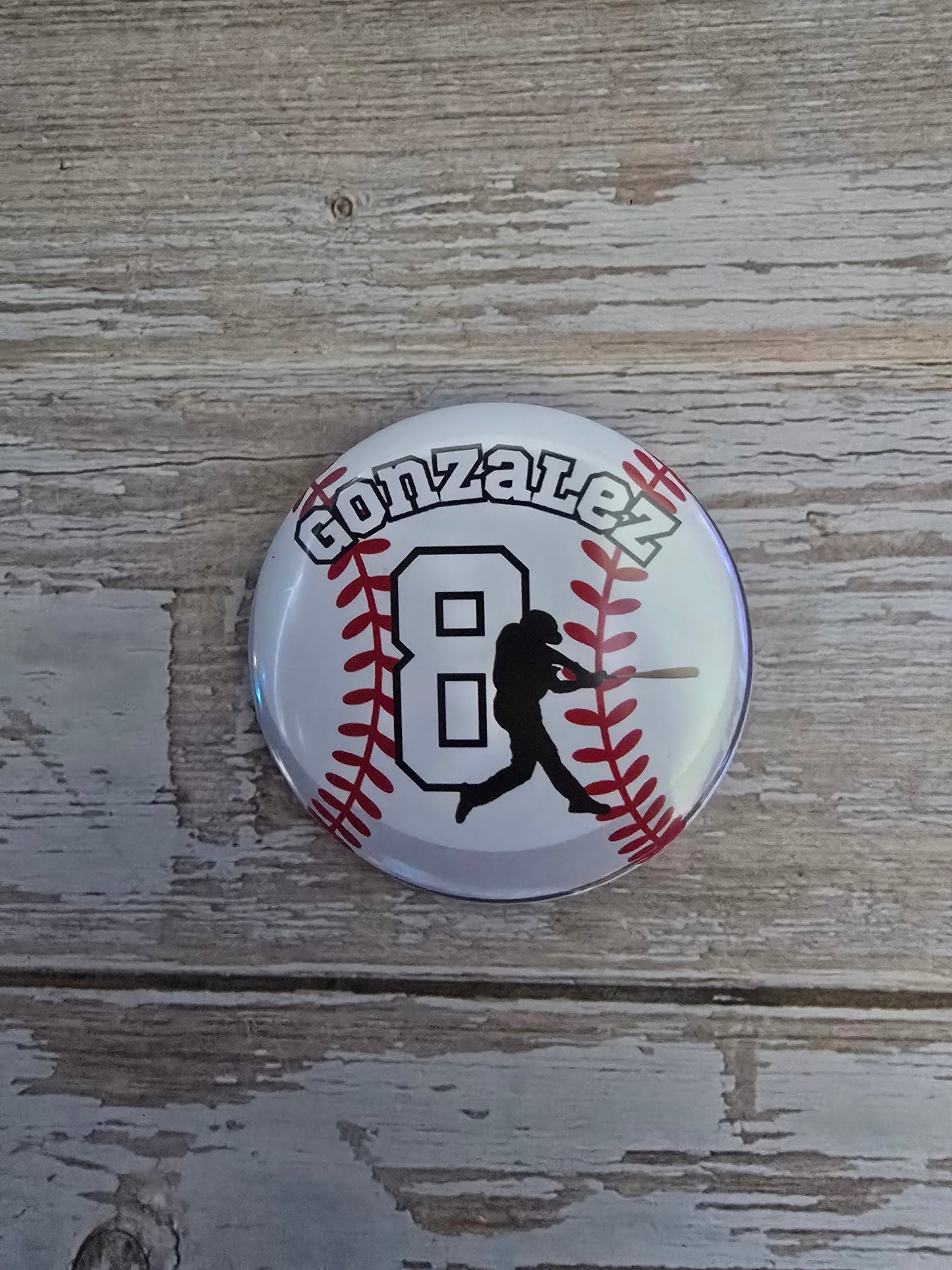 2" Jersey Number Pin