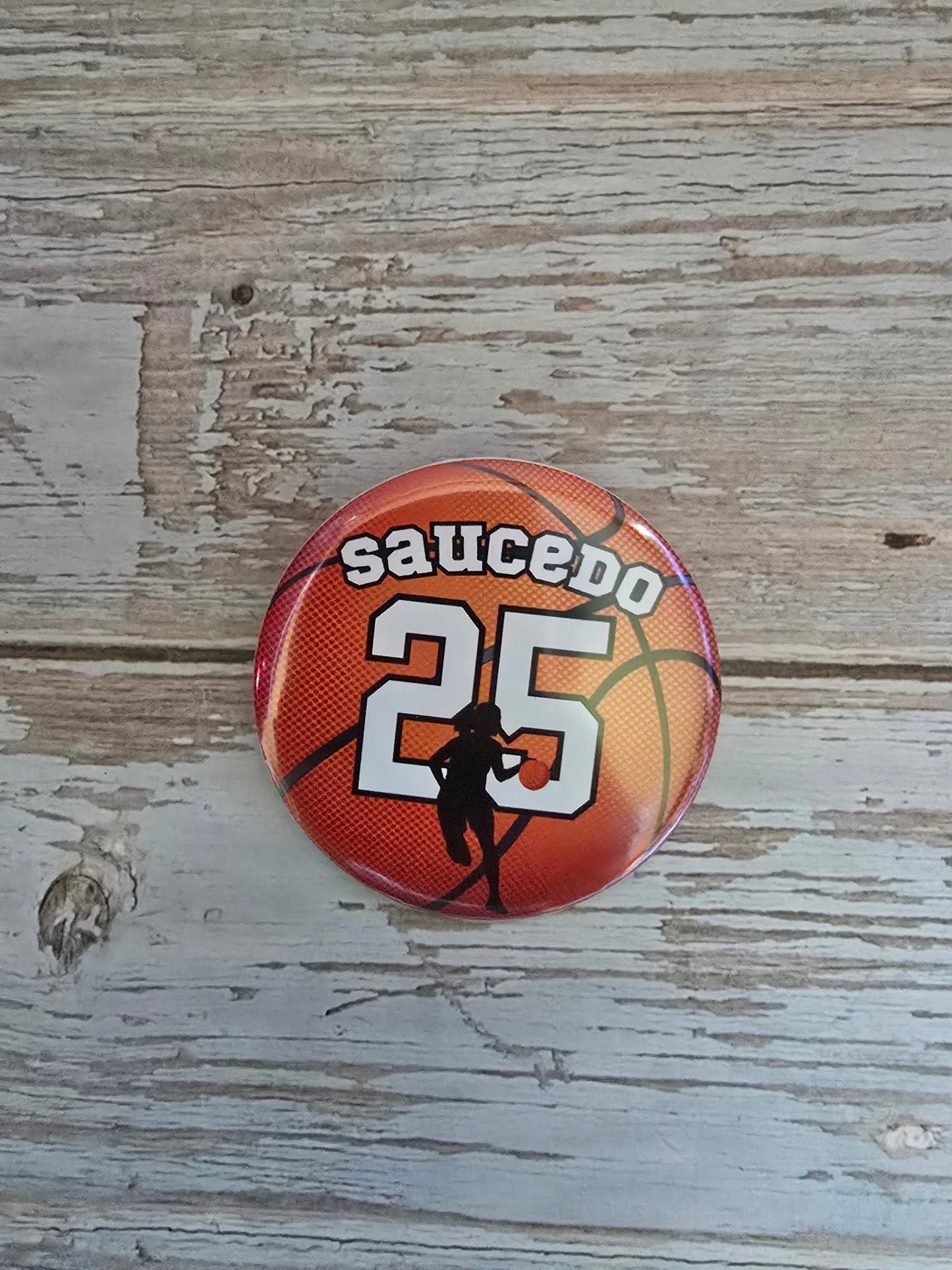 2" Jersey Number Pin