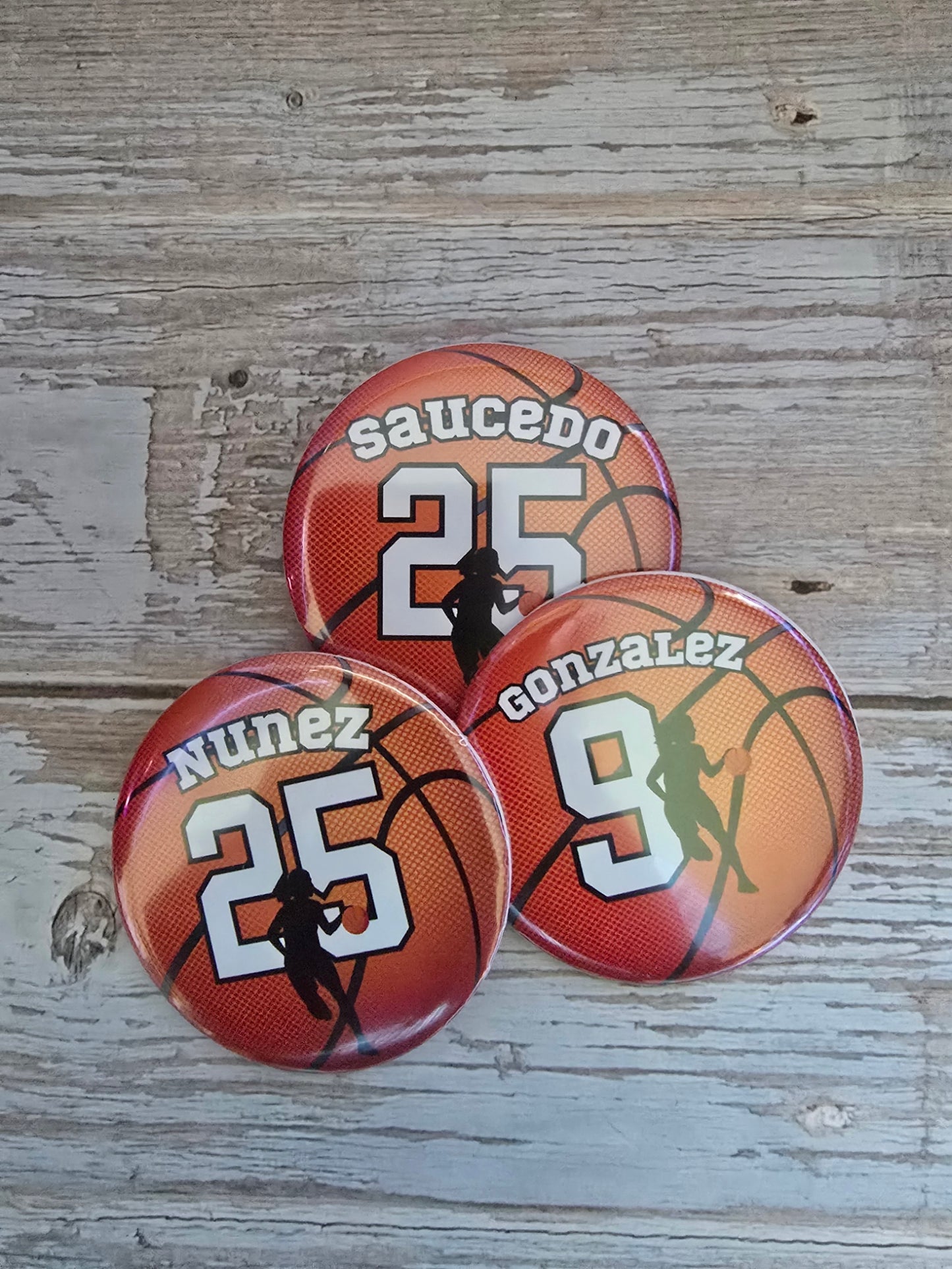 2" Jersey Number Pin