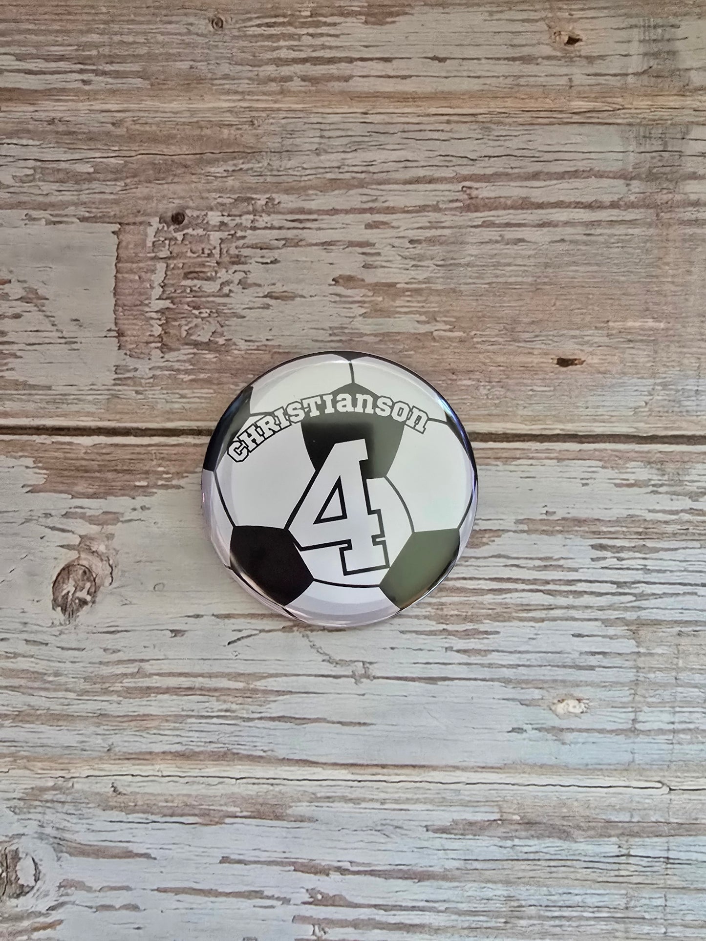 2" Jersey Number Pin