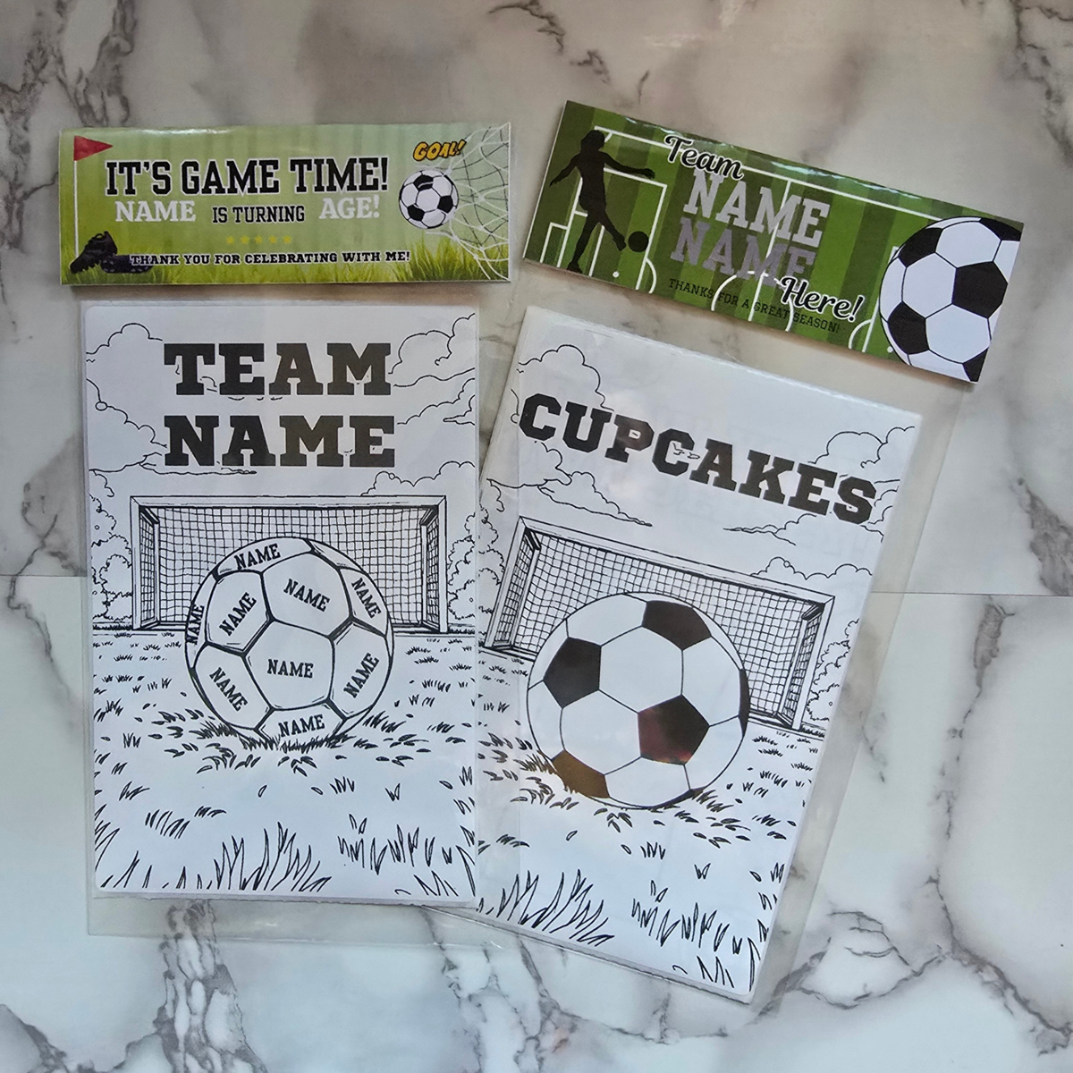 Soccer Activity Coloring Sheets