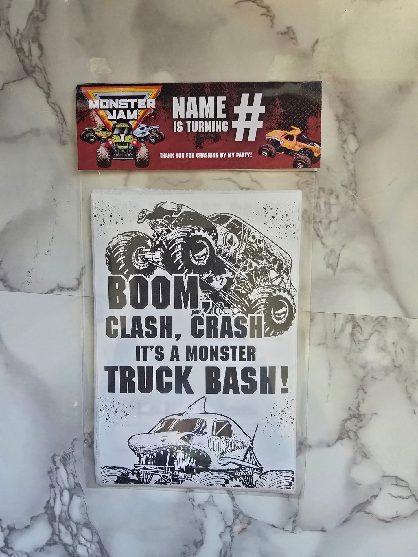 Monster Jam Activity Coloring Sheets